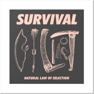 Survial natural law of selection Posters and Art